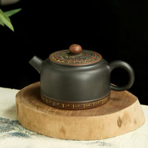 Long Xing Tian Xia Ningxia Pottery Single Teapot (Customizable)