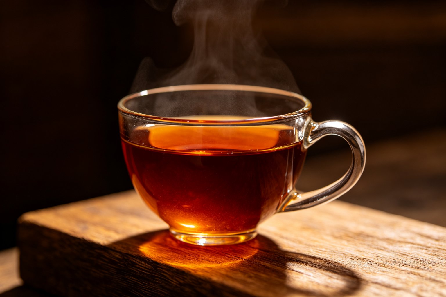 Dark tea infusion